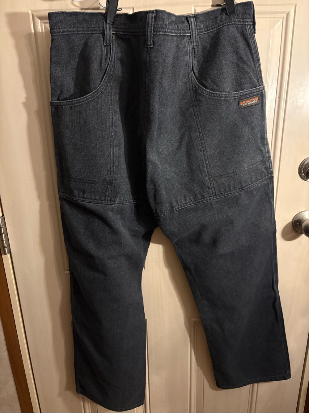 Patagonia Men's 38x30 Iron Forge Double Knee Work Pants Ink Black Workwear